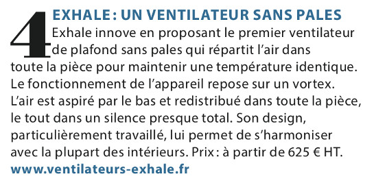 ventilateur sans pales magazine officielle des terrains de camping