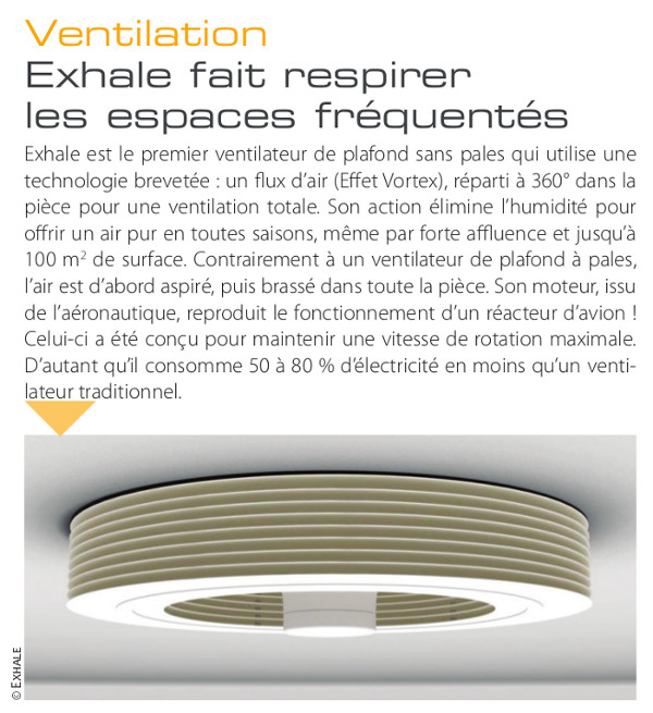 Ventilateur Exhale Article journal du batiment et TP